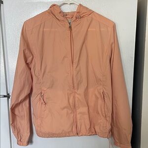L.L. Bean Small Women's Light Orange Windbreaker